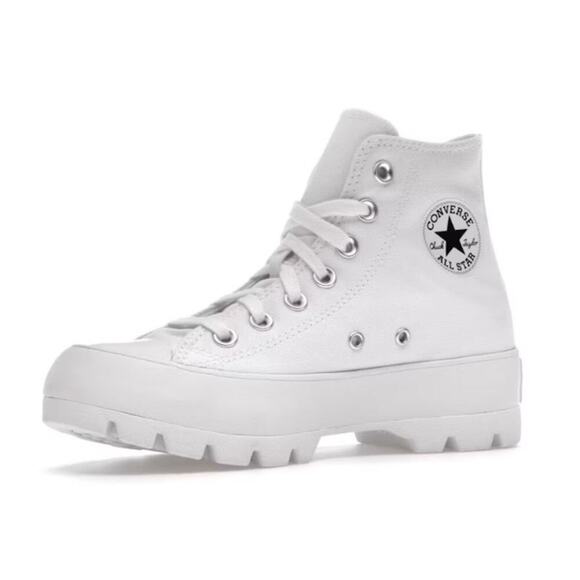 ***SOLD*** NEW Womens Converse Chuck Taylor All Star Lugged Hi White Size 11 - Picture 4 of 4